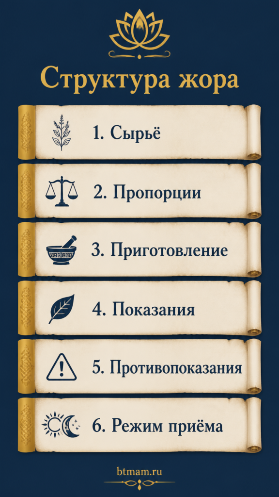 структура жора